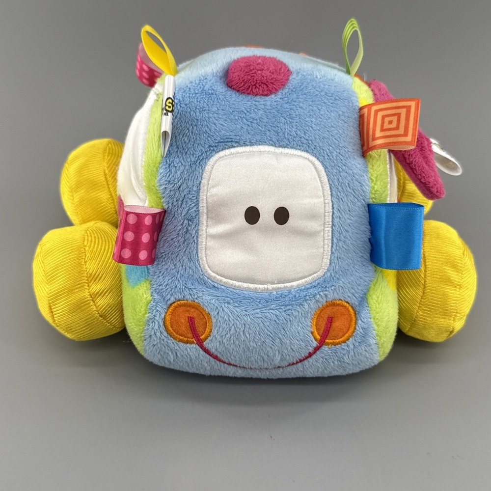 TAGGIES Baby Boy Car  Truck  Hard To Find Rattle Crinkle Tags